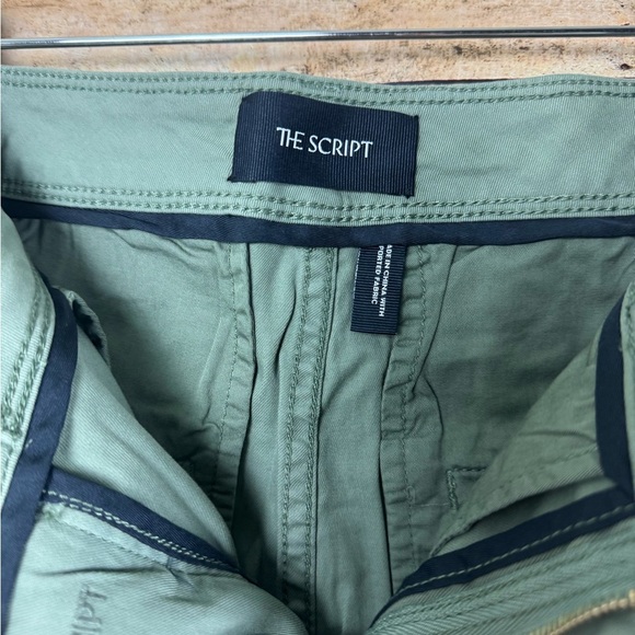 $258 The Script “Matilde” Green Cropped Pants Sz 4 - Picture 11 of 11